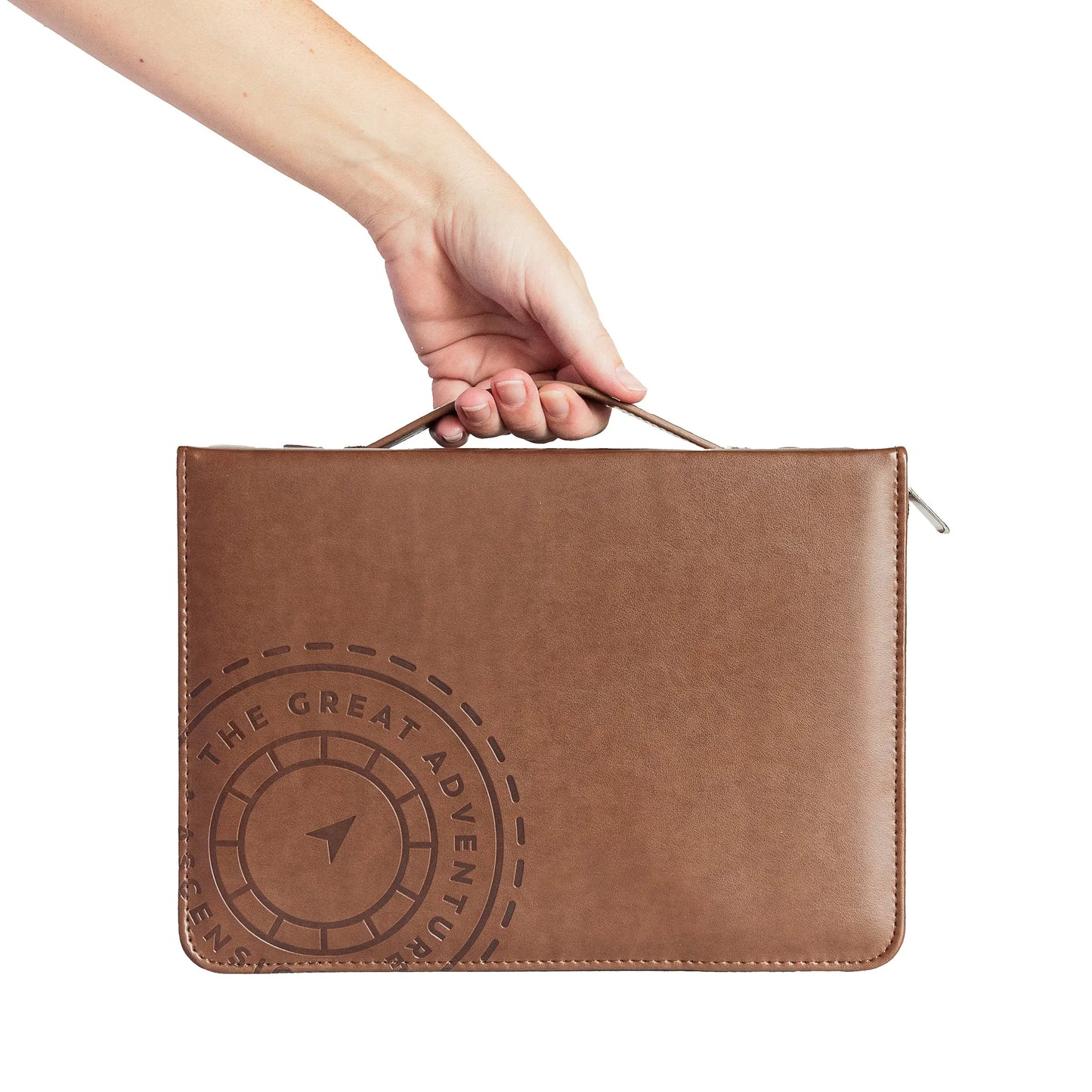 The Great Adventure Bible Cover (Leatherlike) Brown