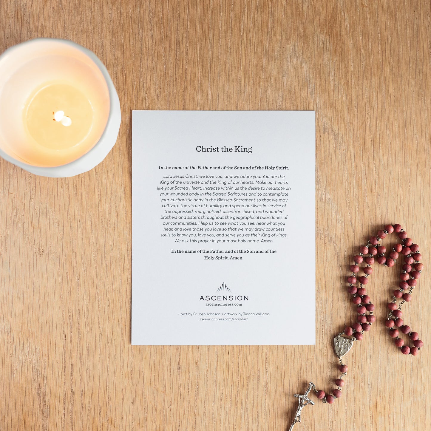 Christ the King Sacred Art Prayer Cards