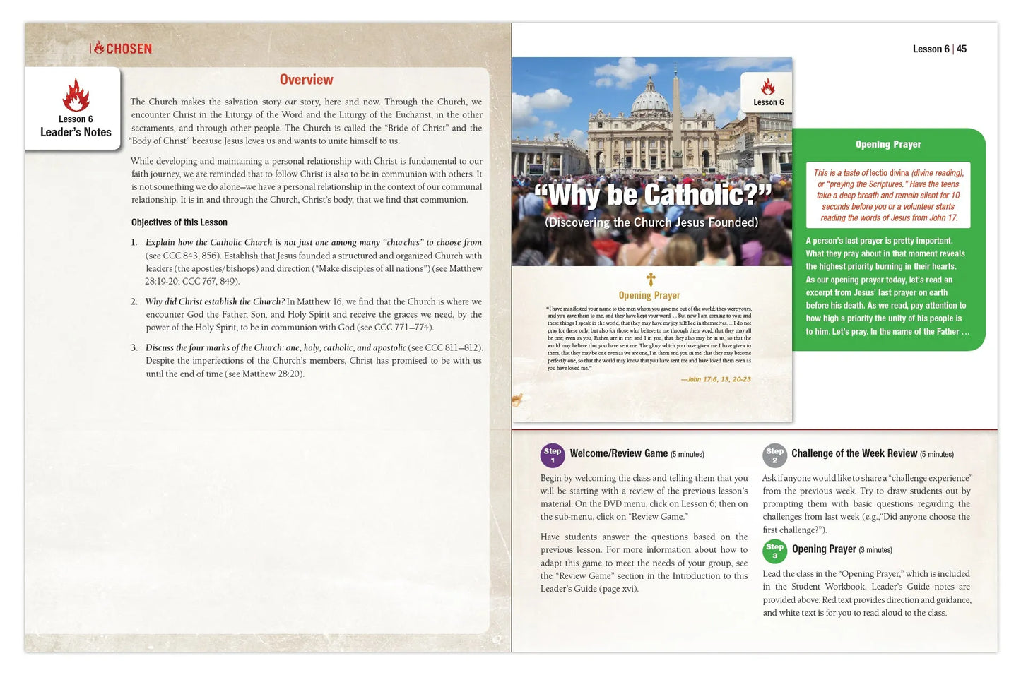 Chosen: This is Your Catholic Faith Leader's Guide (Includes Online Course Access)