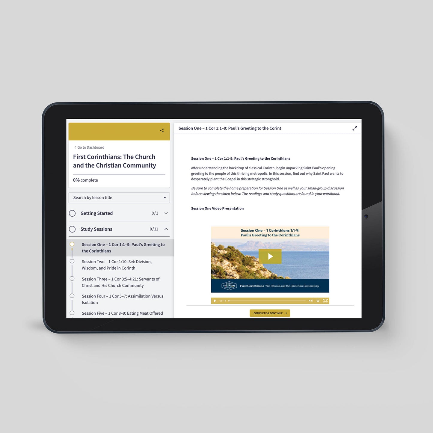 First Corinthians: The Church and the Christian Community Online Access