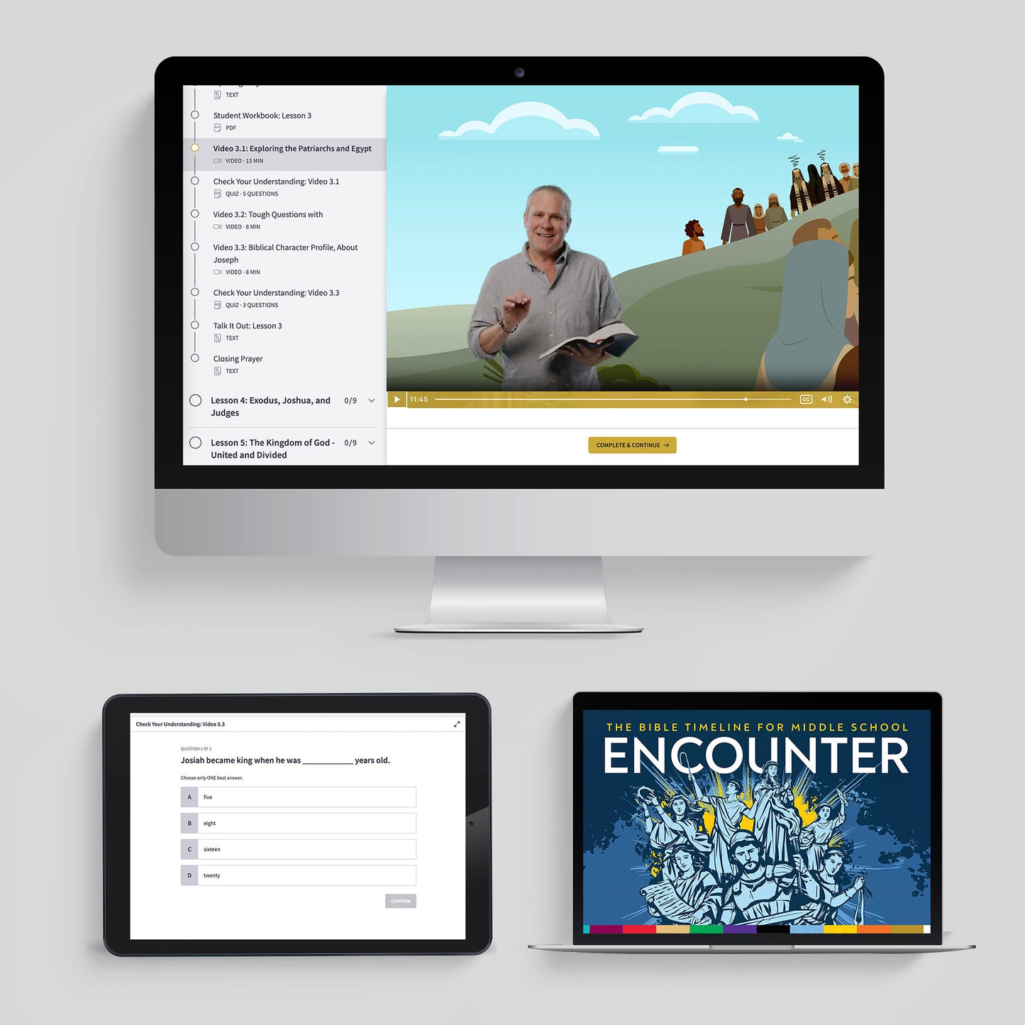 Encounter: The Bible Timeline for Middle School, Online Course