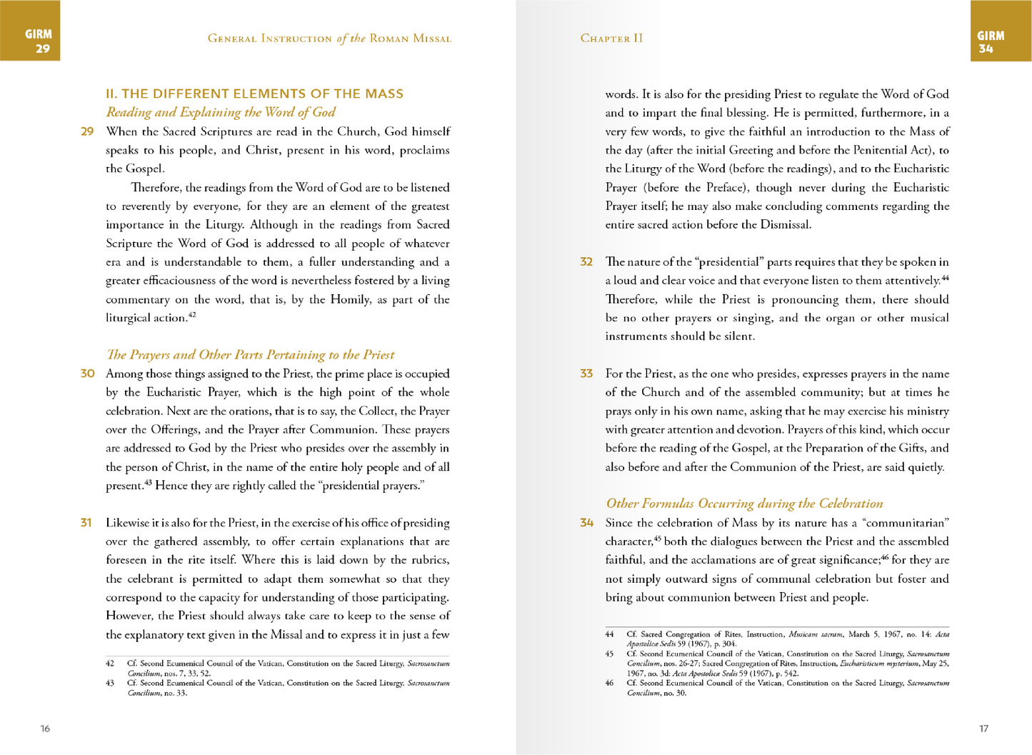 The General Instruction of the Roman Missal