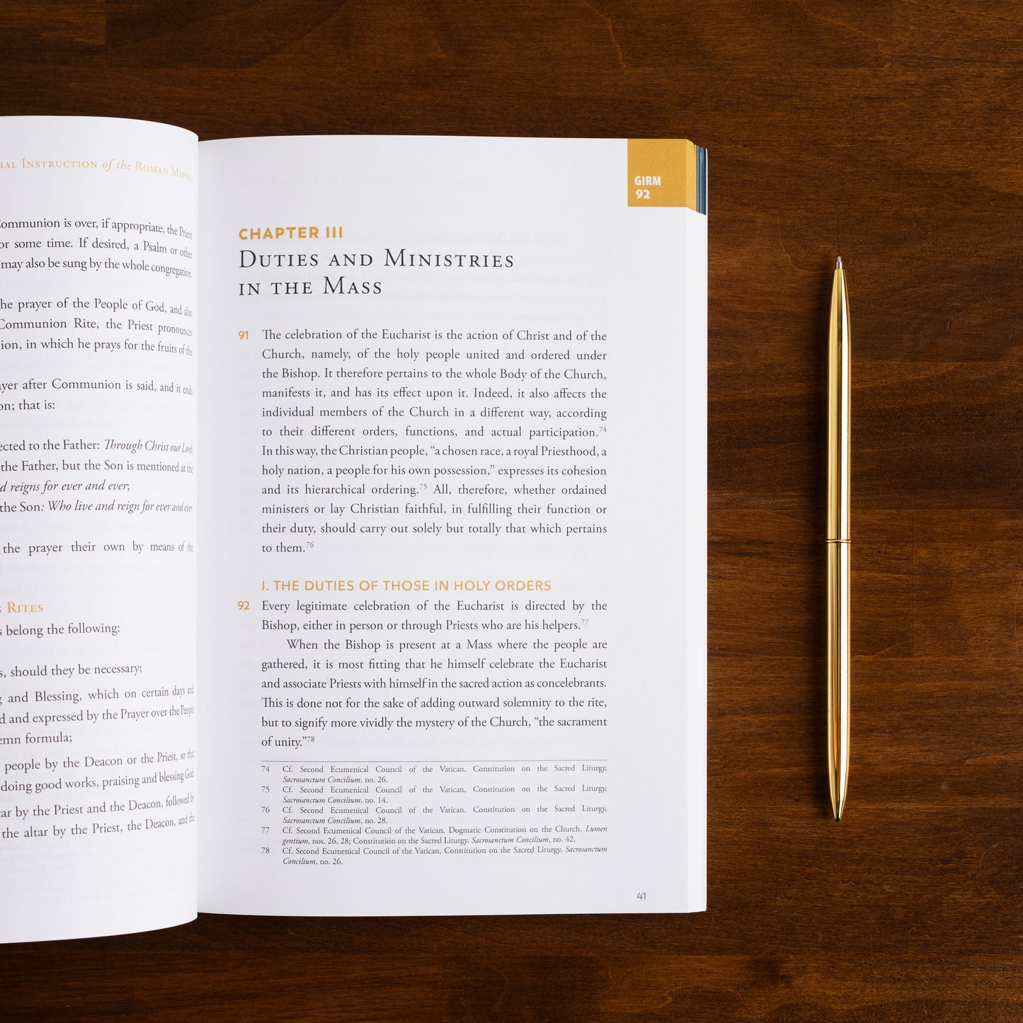 The General Instruction of the Roman Missal