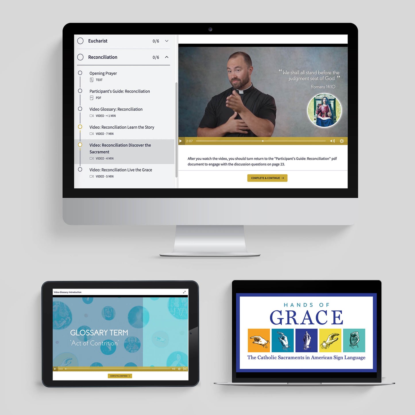 Hands of Grace, Online Course