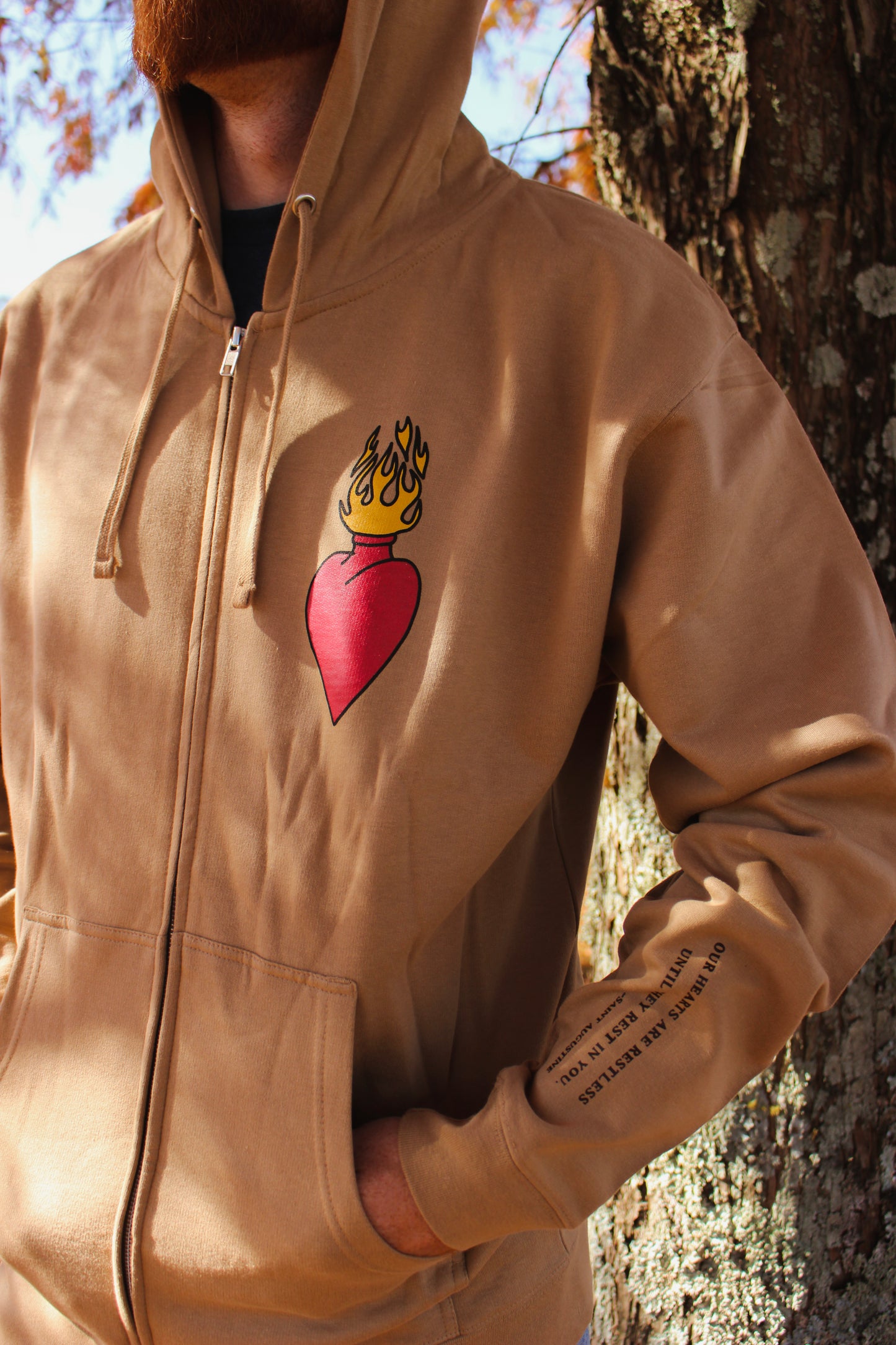 "Our Hearts Are Restless" / St. Augustine Hoodie