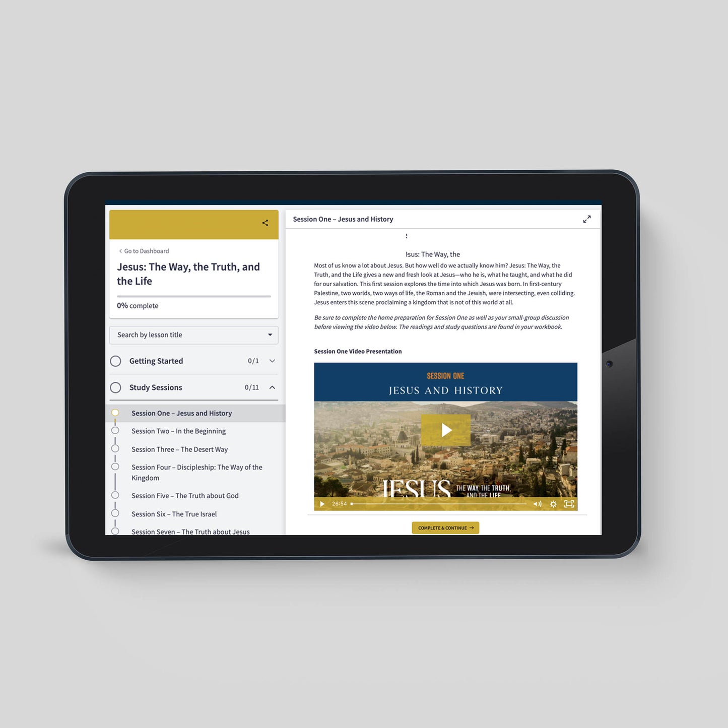 Jesus: The Way, the Truth, and the Life Online Access