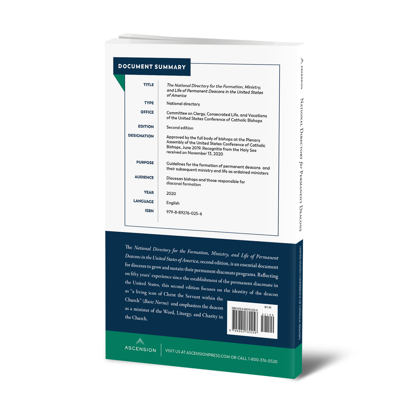 National Directory for the Formation, Ministry, and Life of Permanent Deacons in the United States of America