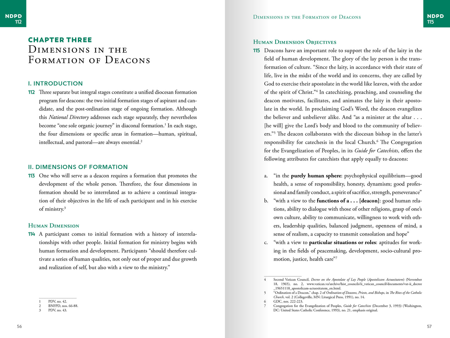 National Directory for the Formation, Ministry, and Life of Permanent Deacons in the United States of America