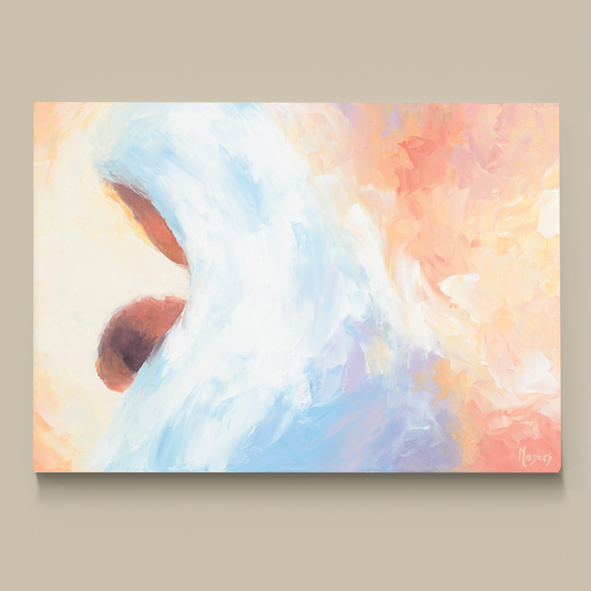 Waiting Well Canvas Print: Promise Kept