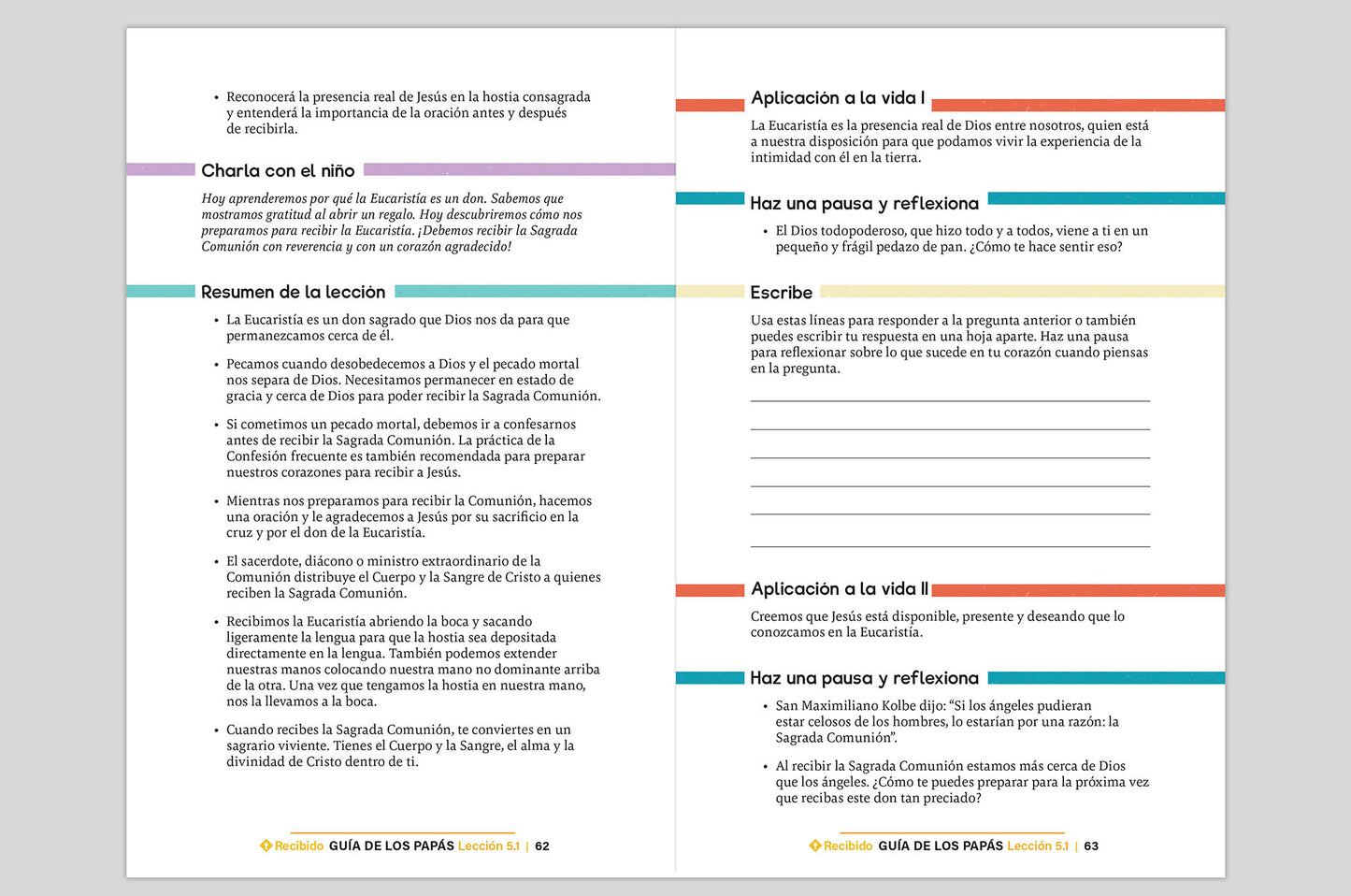 Received: Your Journey to First Communion Parent's Guide