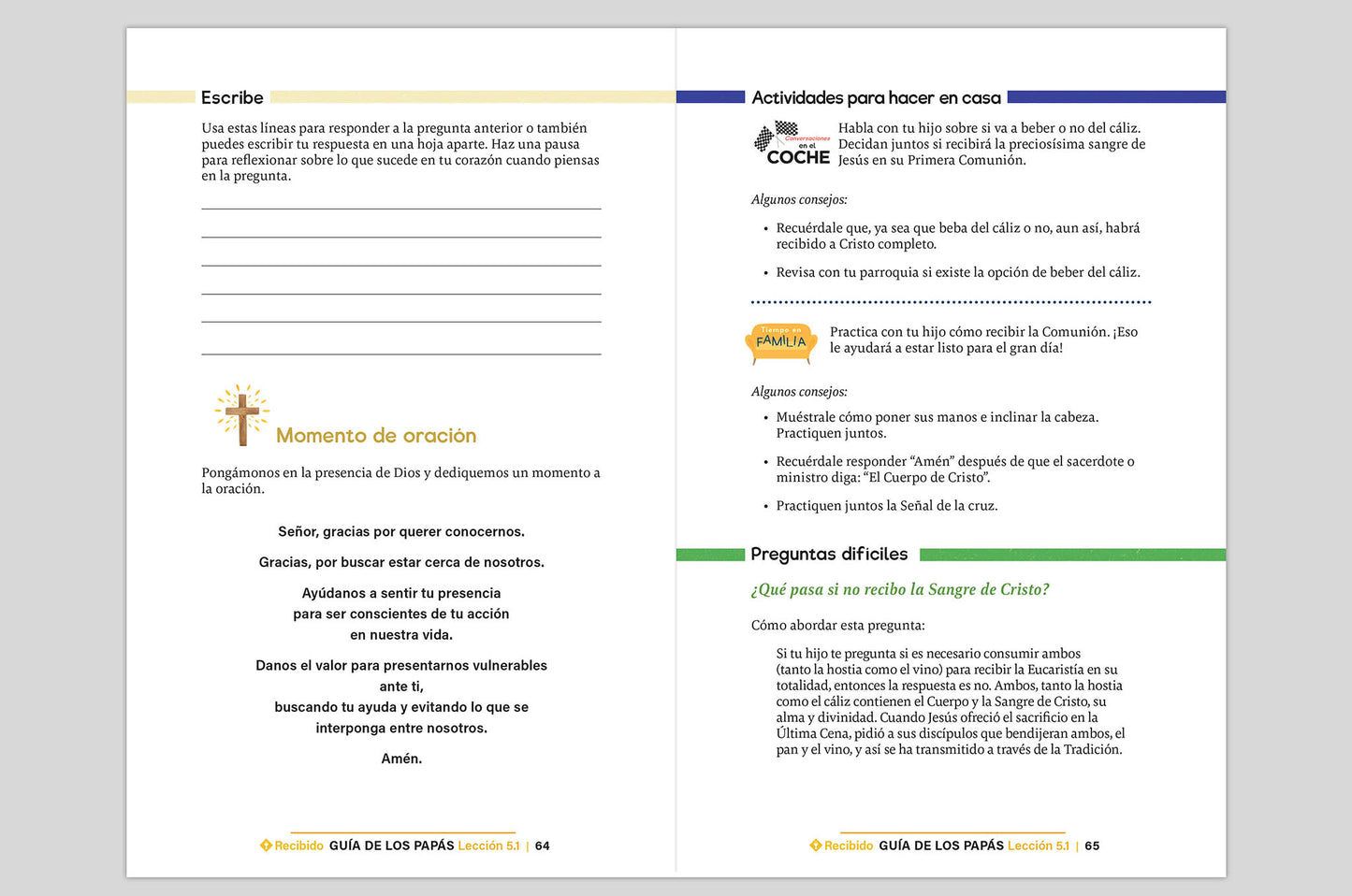 Received: Your Journey to First Communion Parent's Guide