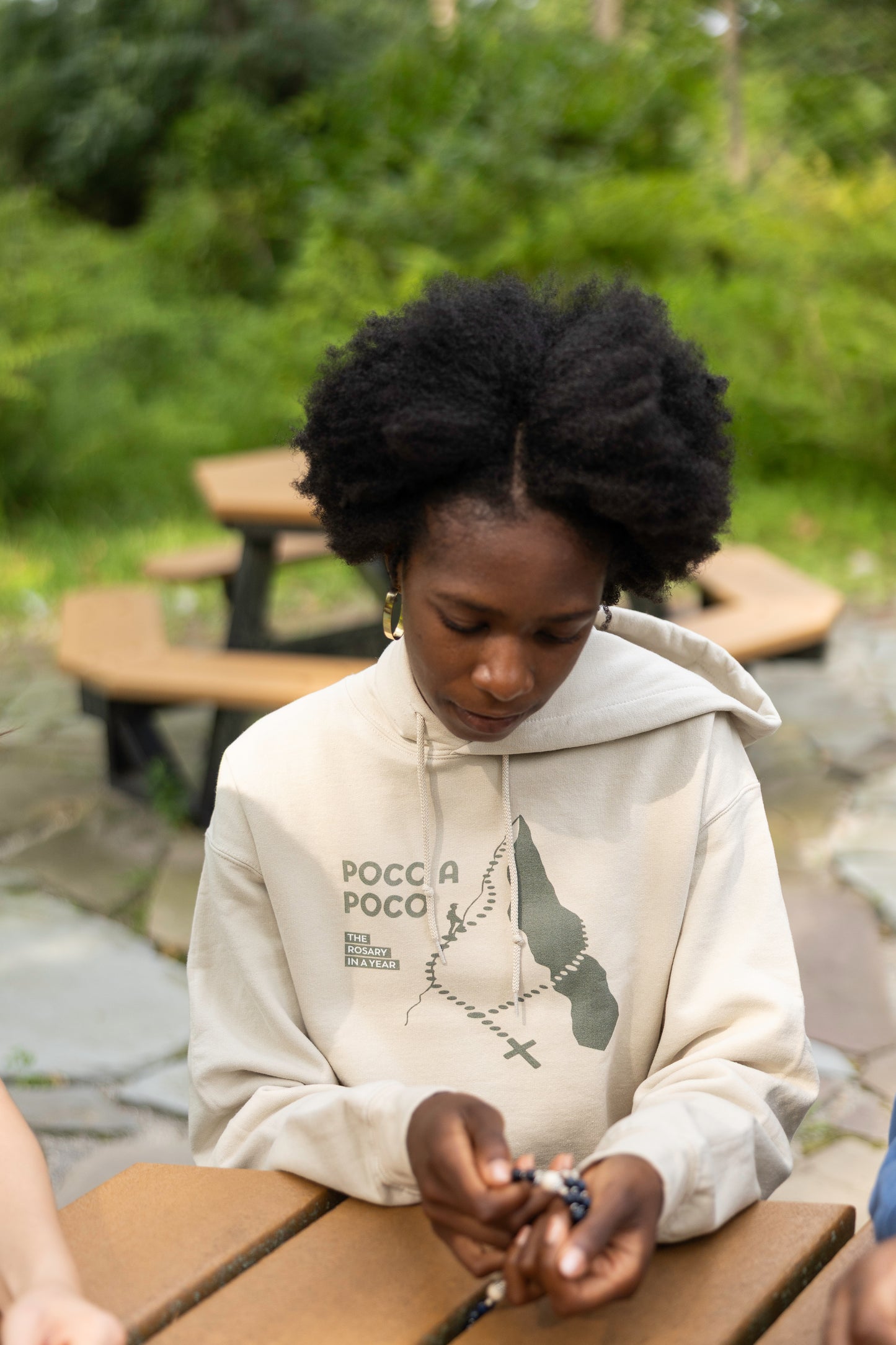 Rosary In A Year Poco a Poco Unisex Hoodie