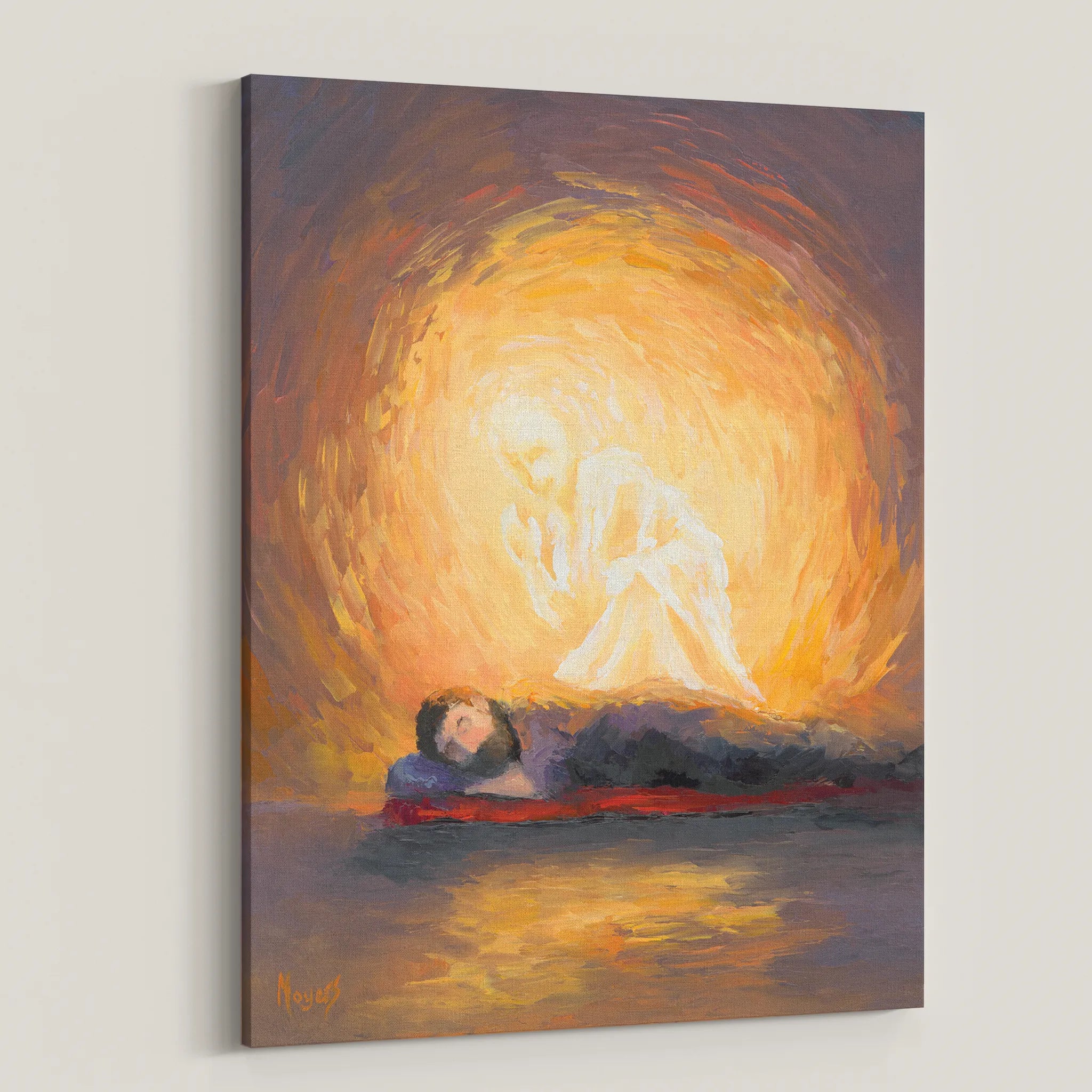 Rejoice! Fine Art Canvas Prints: The Angel Visits Joseph – Ascension