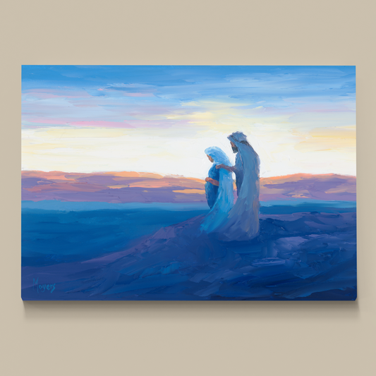 Waiting Well Canvas Print: Waiting