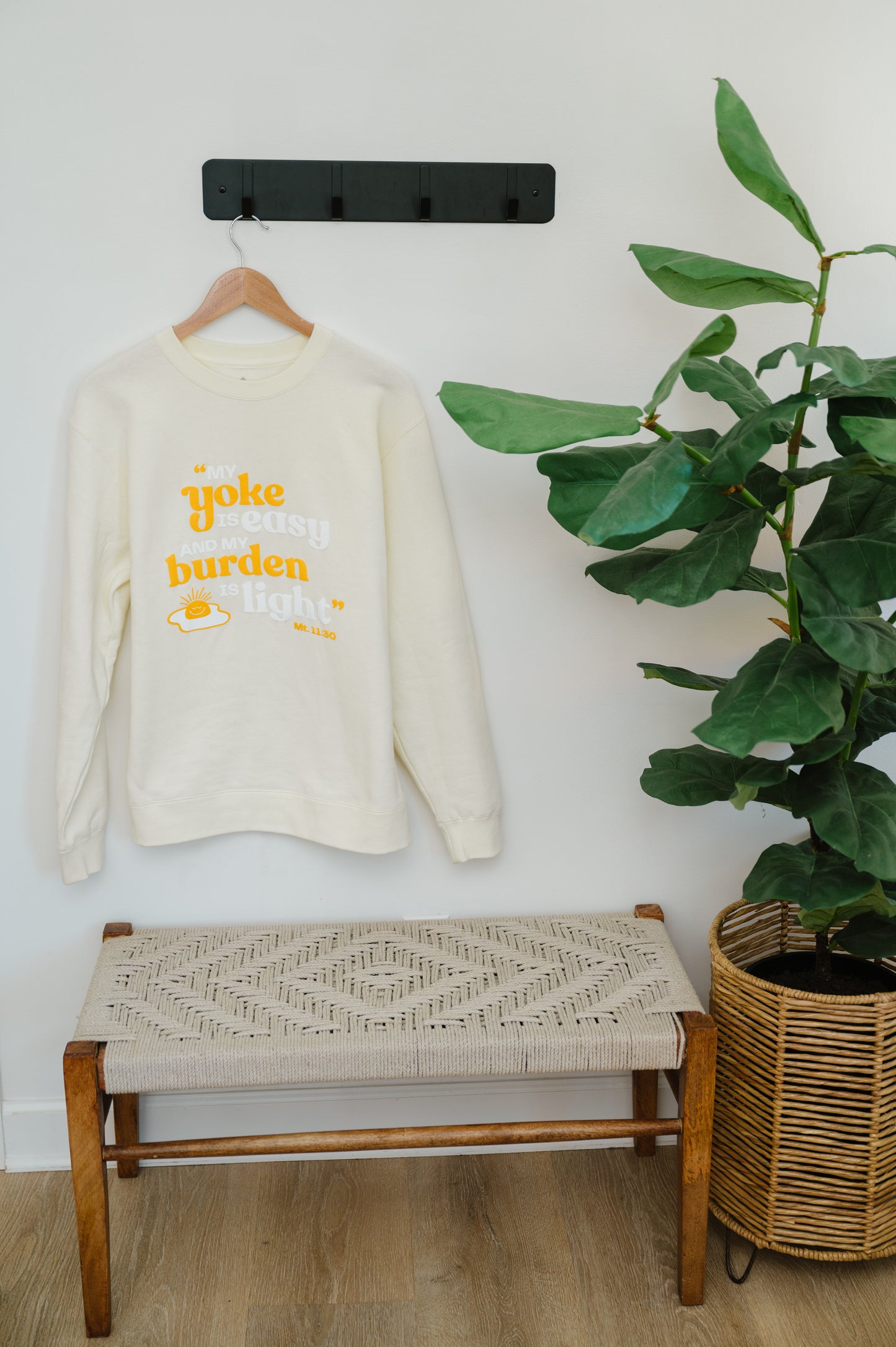 "My Yoke is Easy" / Crewneck Sweatshirt