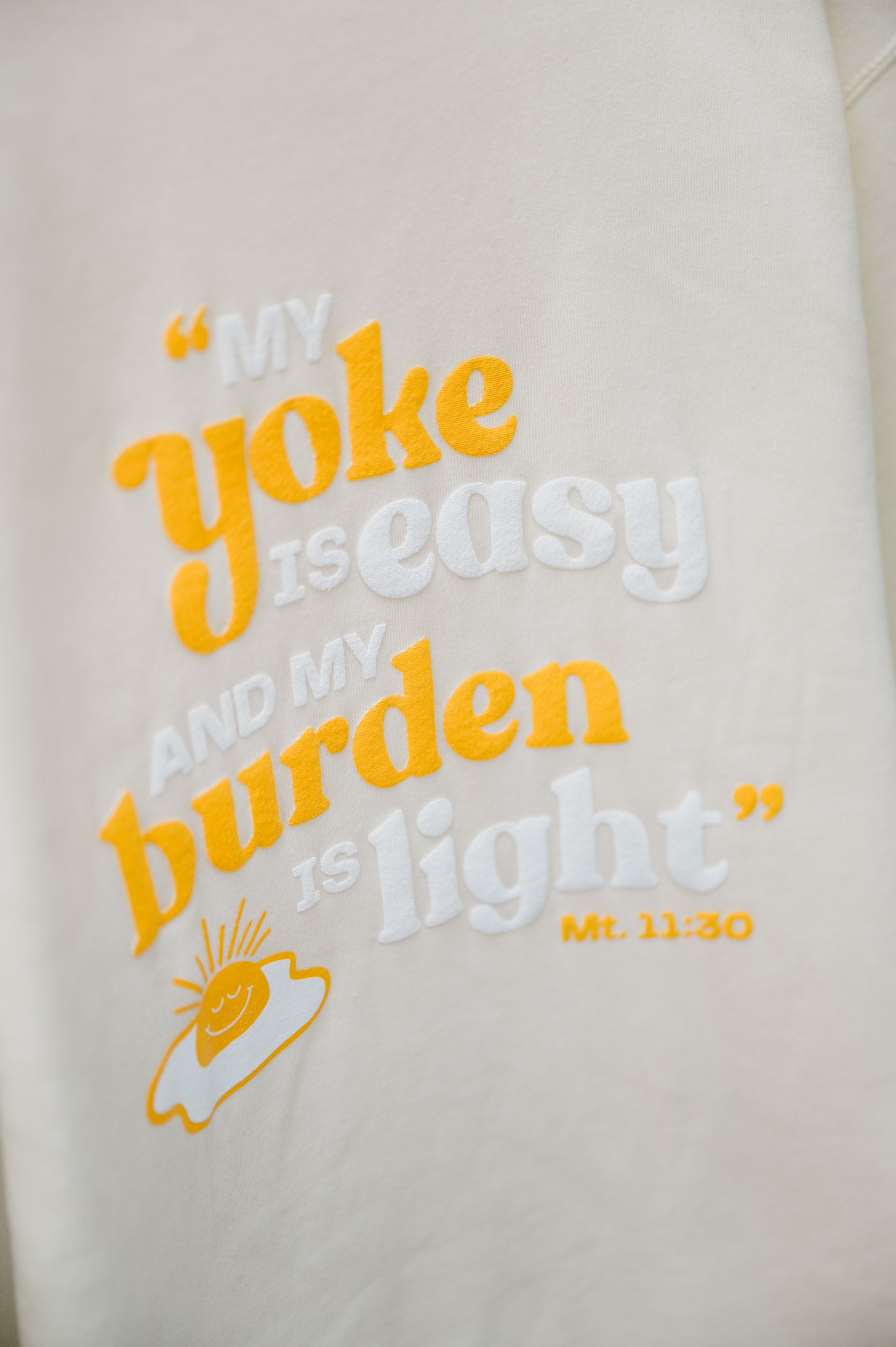 "My Yoke is Easy" / Crewneck Sweatshirt