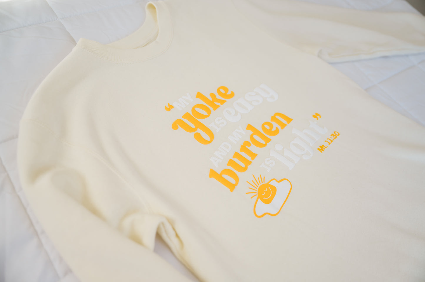 "My Yoke is Easy" / Crewneck Sweatshirt