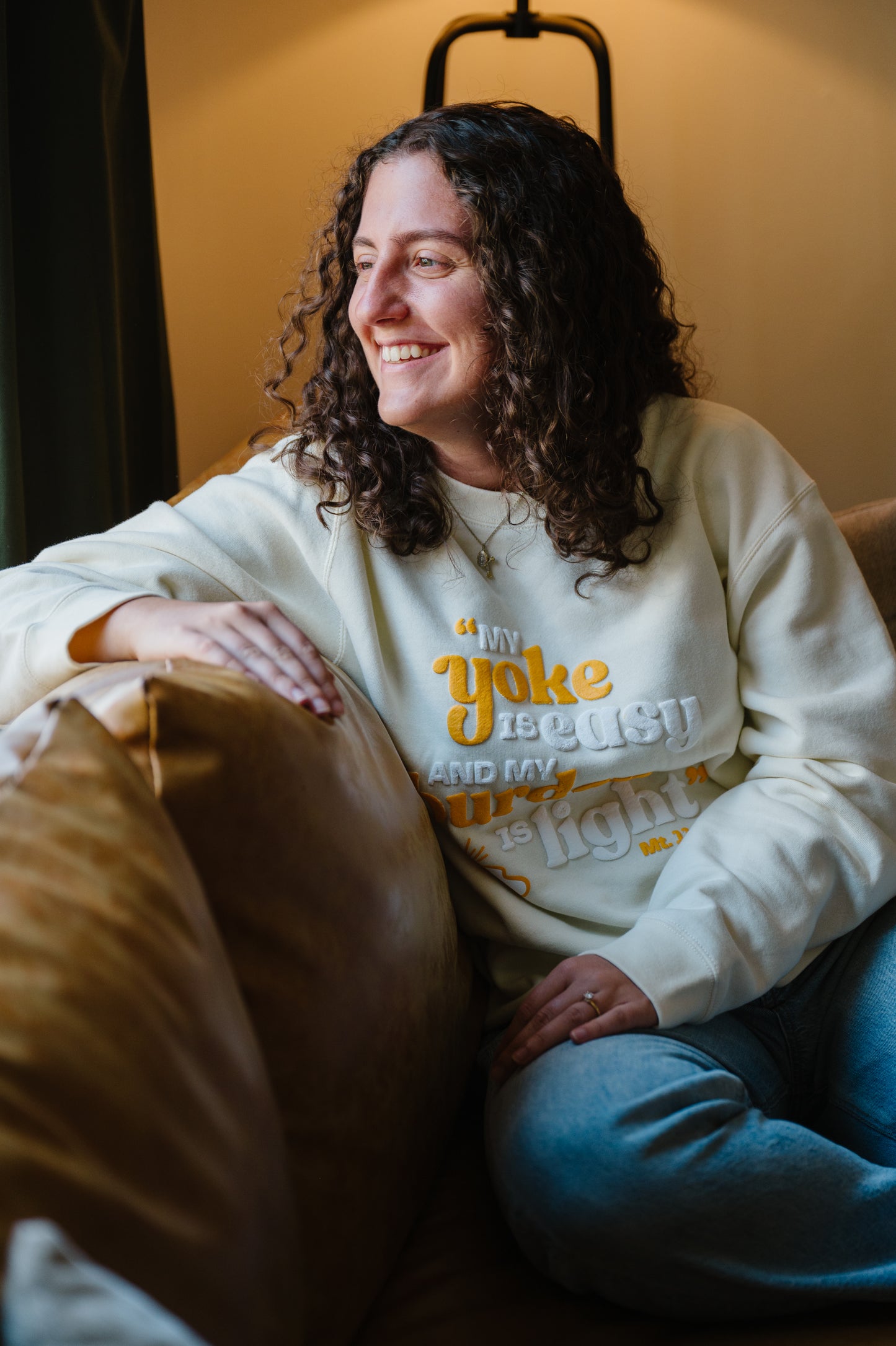 "My Yoke is Easy" / Crewneck Sweatshirt