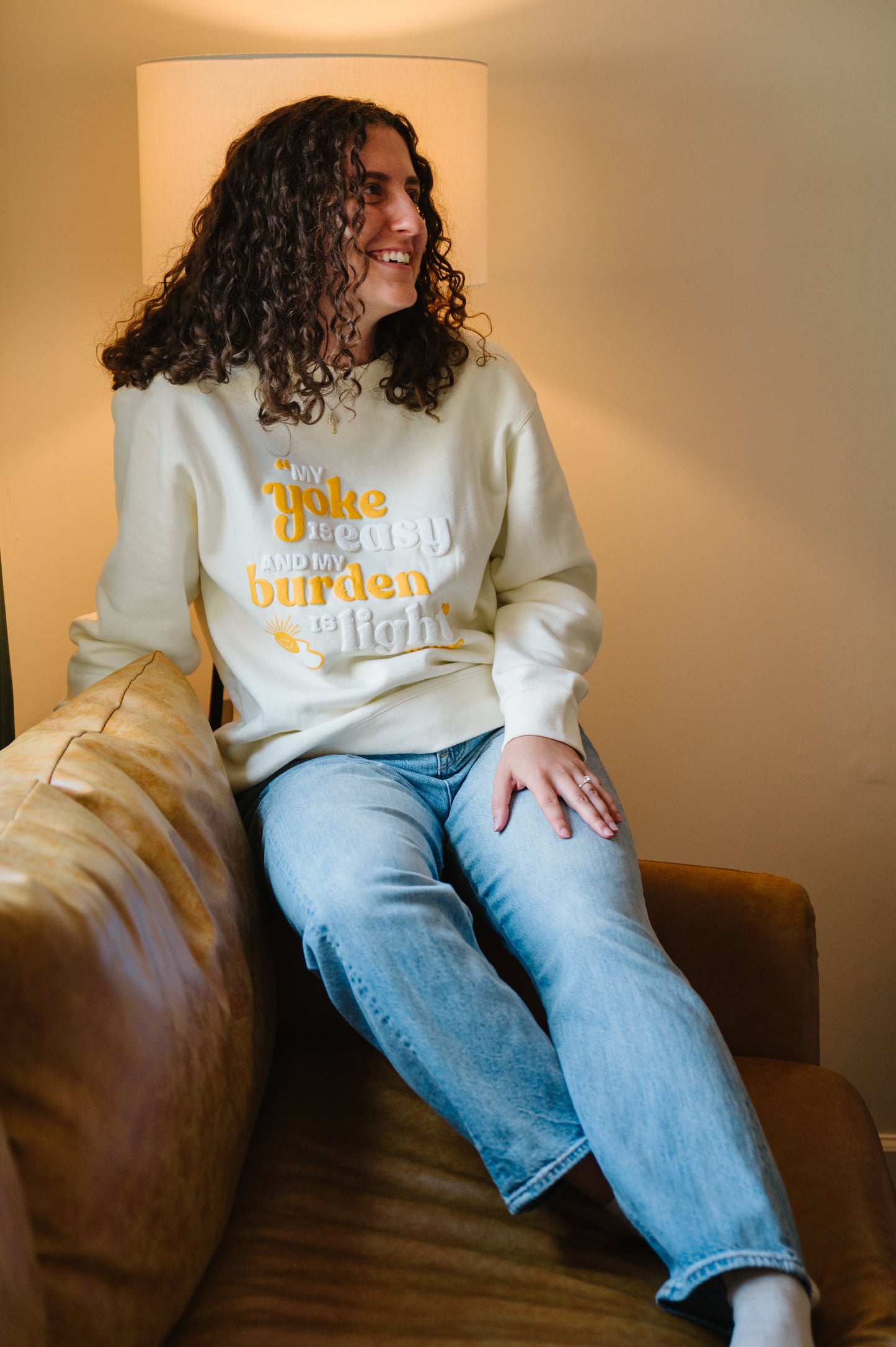 "My Yoke is Easy" / Crewneck Sweatshirt