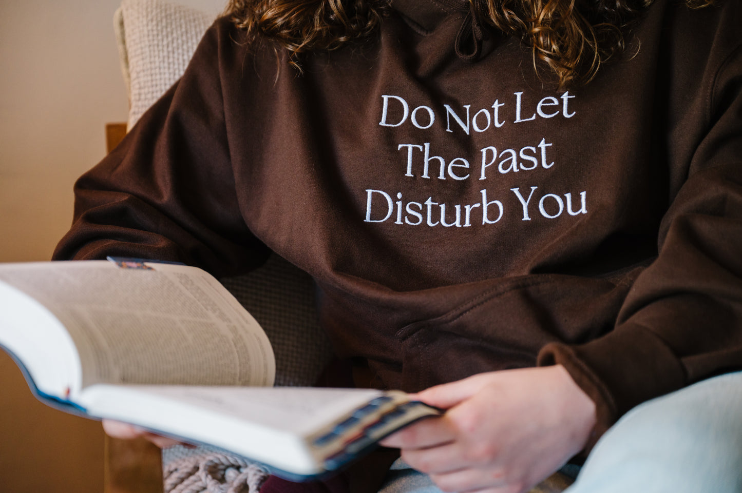 "Do Not Let the Past Disturb You" / St. Teresa of Calcutta Hoodie