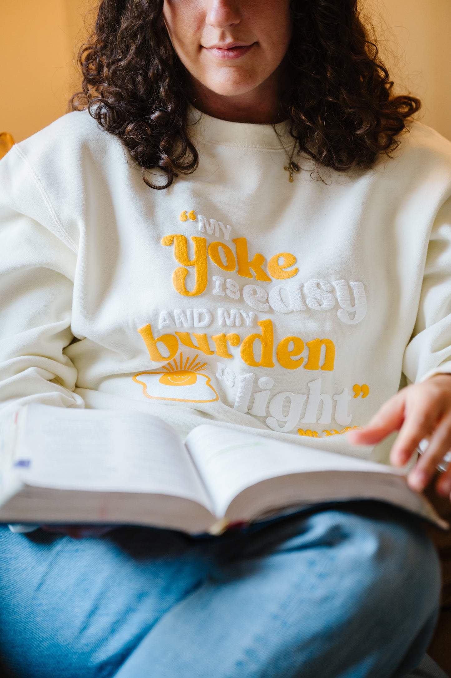 "My Yoke is Easy" / Crewneck Sweatshirt