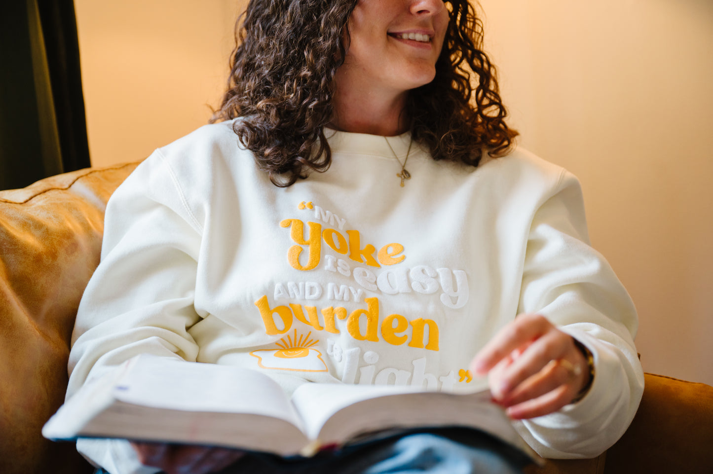 "My Yoke is Easy" / Crewneck Sweatshirt