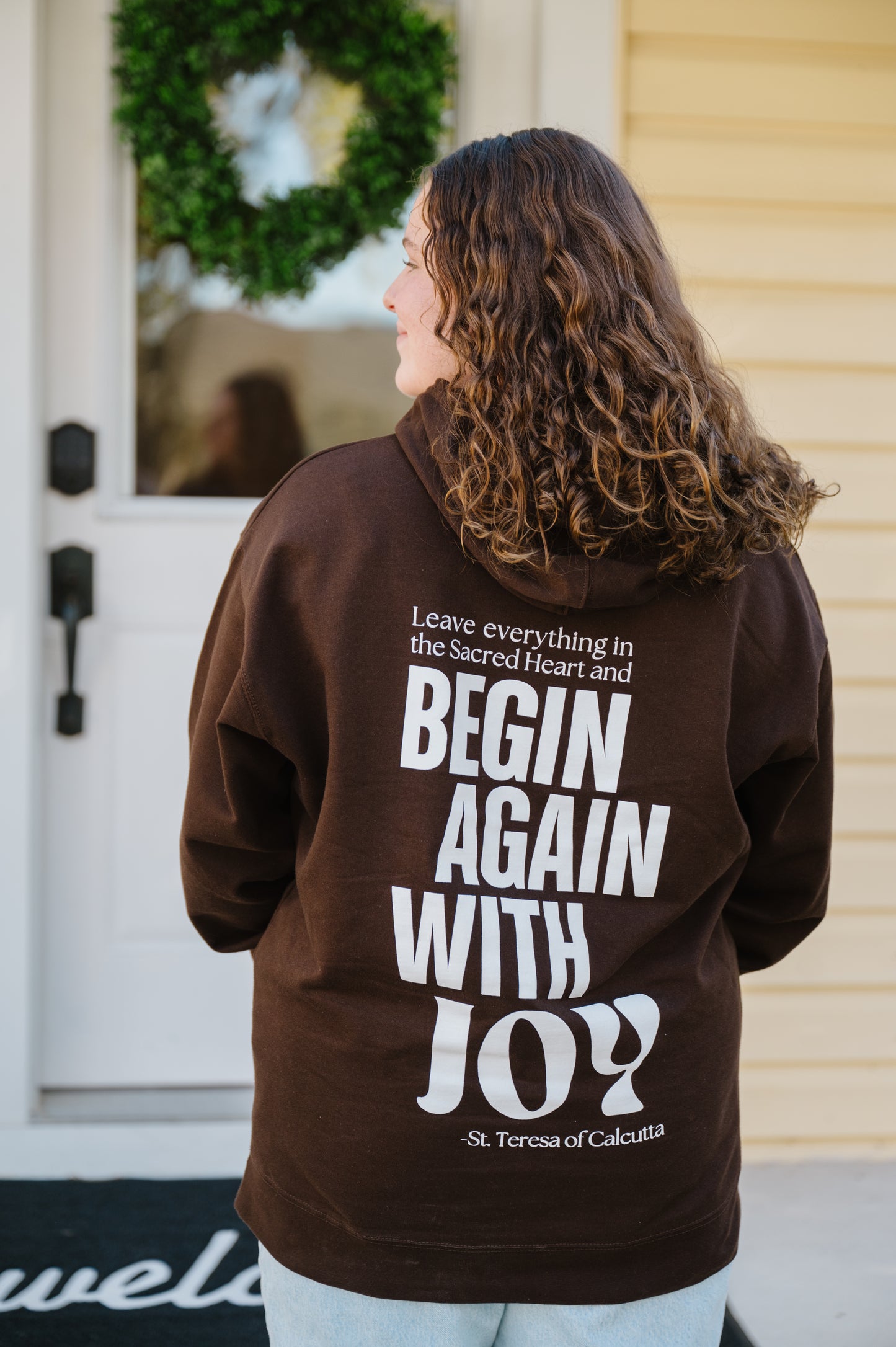 "Do Not Let the Past Disturb You" / St. Teresa of Calcutta Hoodie