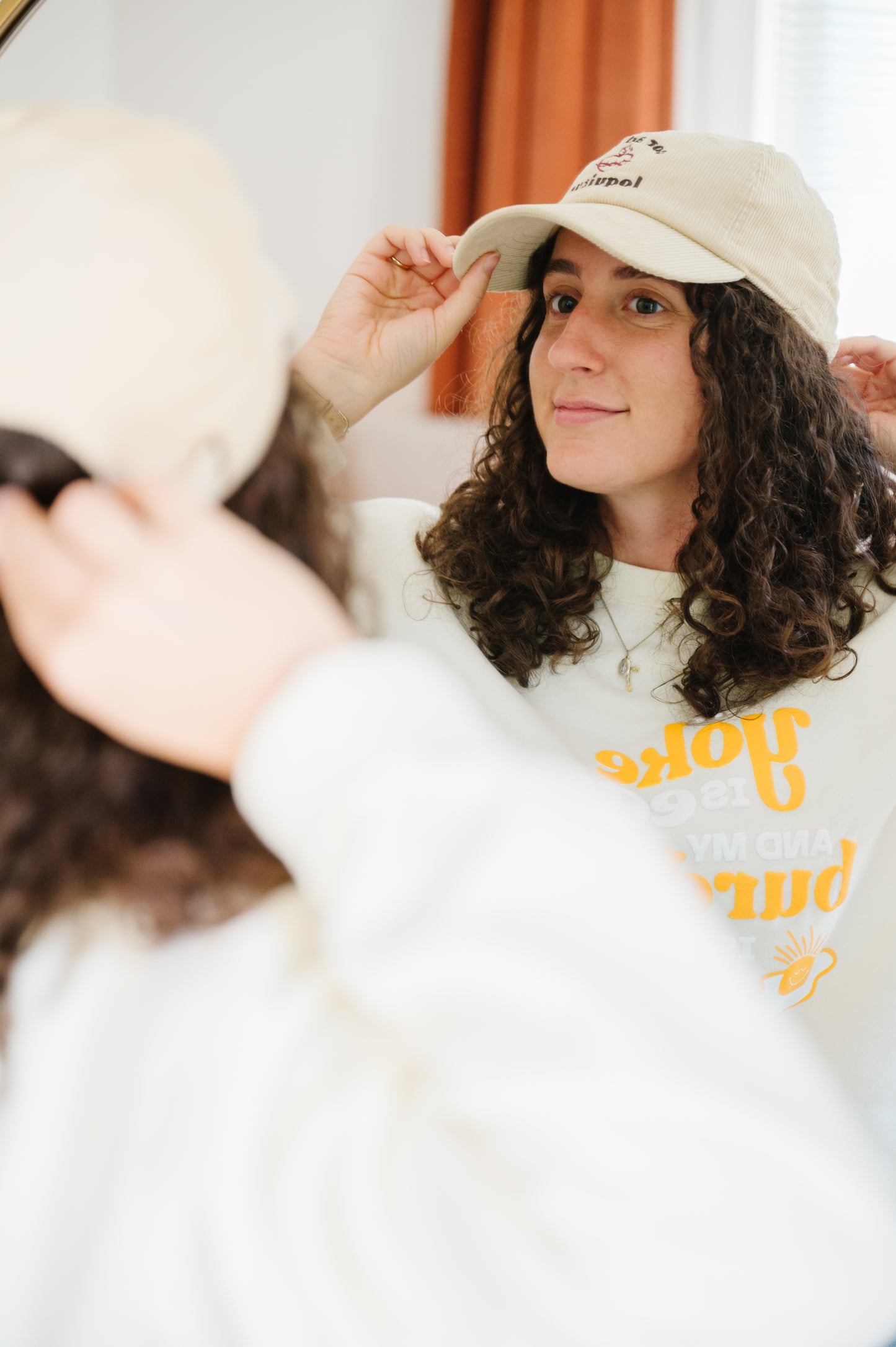 "Cor ad Cor Loquitur" / Sacred Heart of Jesus Corduroy Hat