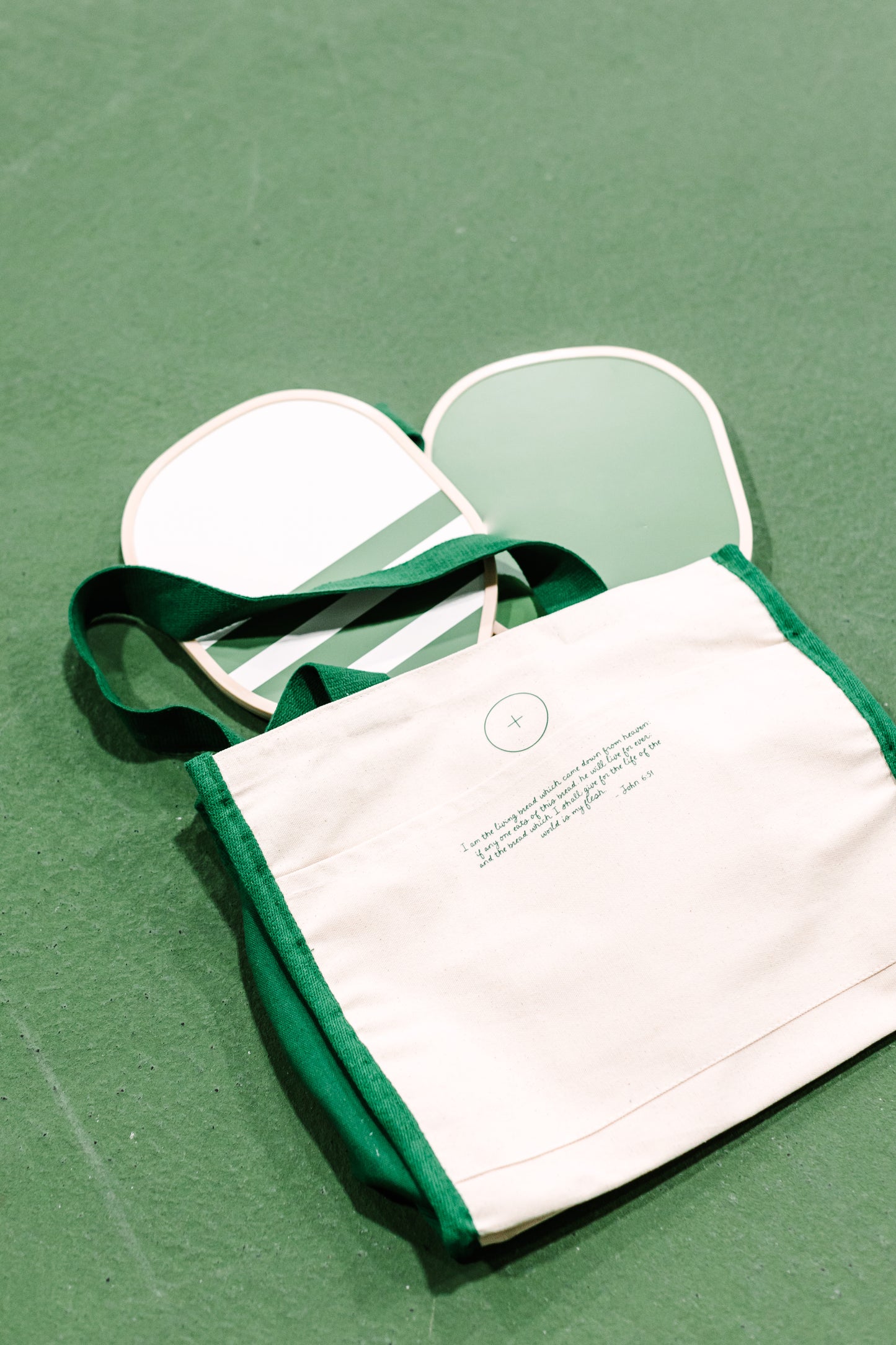 John 6:51 Tote Bag