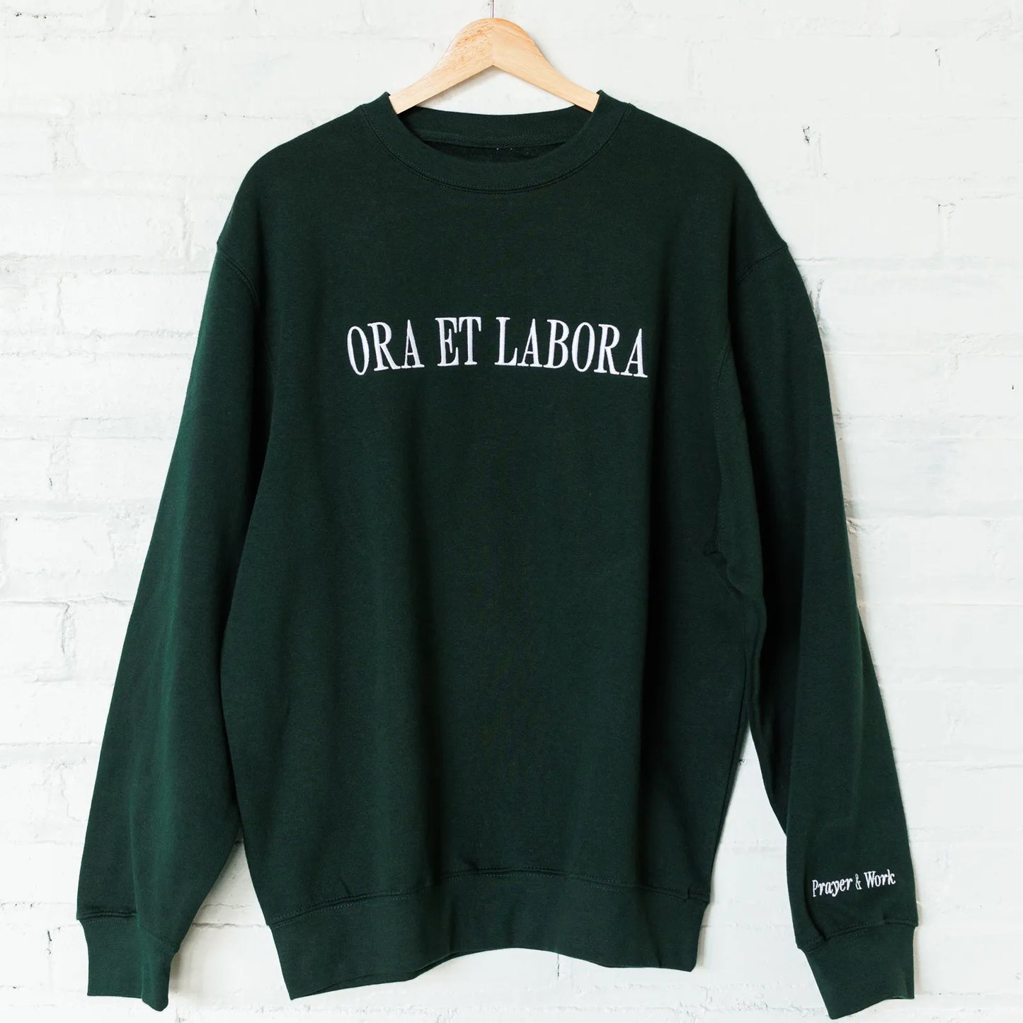 "Ora et Labora" / St. Benedict Crewneck