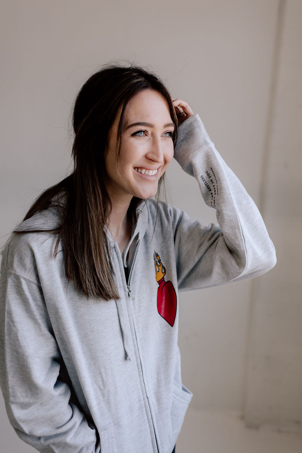 "Our Hearts Are Restless" / St. Augustine Hoodie