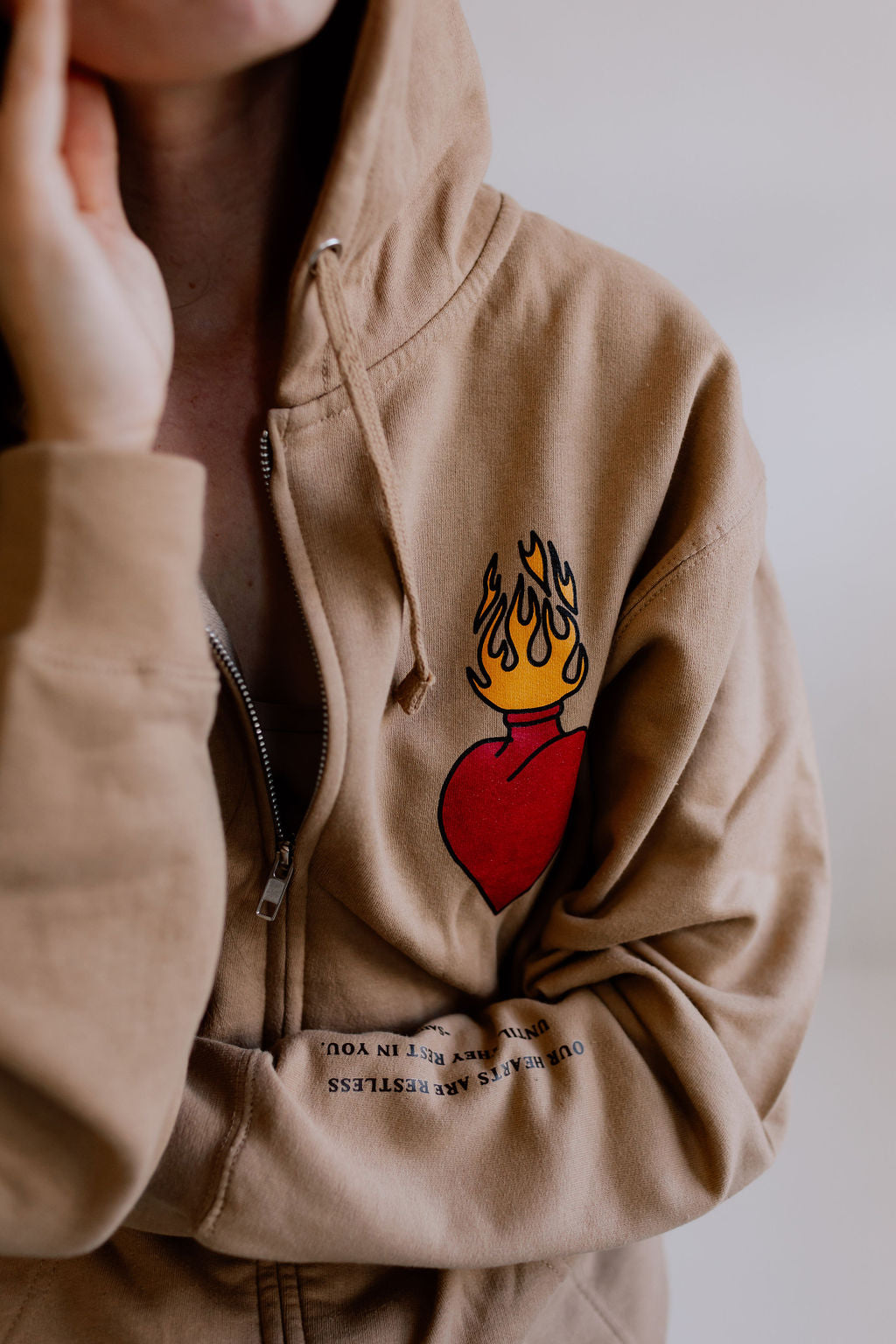 "Our Hearts Are Restless" / St. Augustine Hoodie
