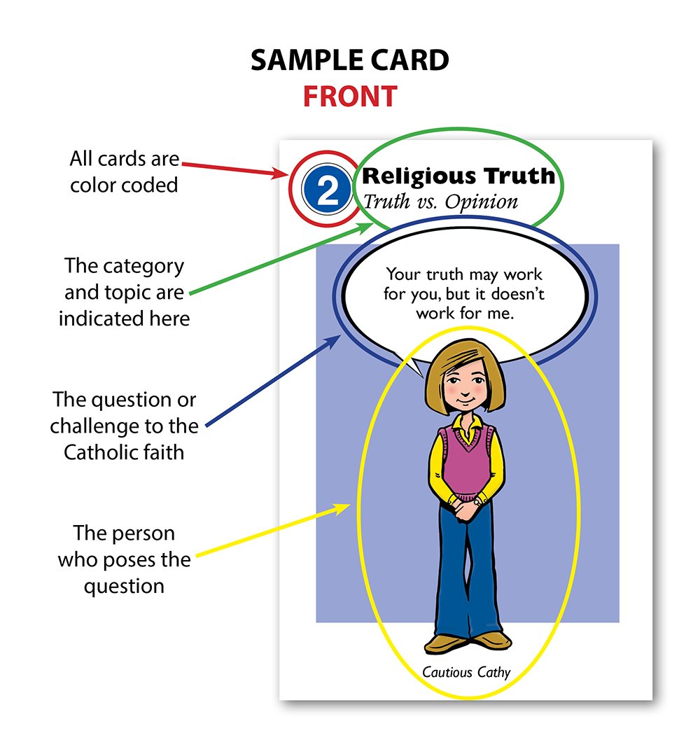 Friendly Defenders: Catholic Flash Cards
