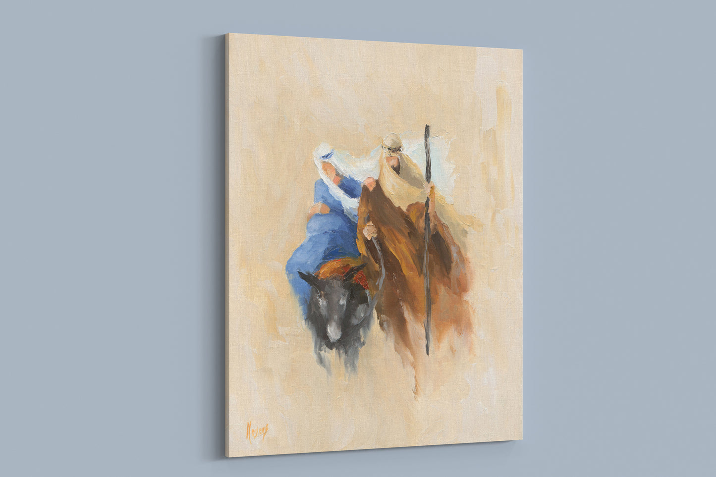 Rejoice! Fine Art Canvas Prints: The Journey to Bethlehem