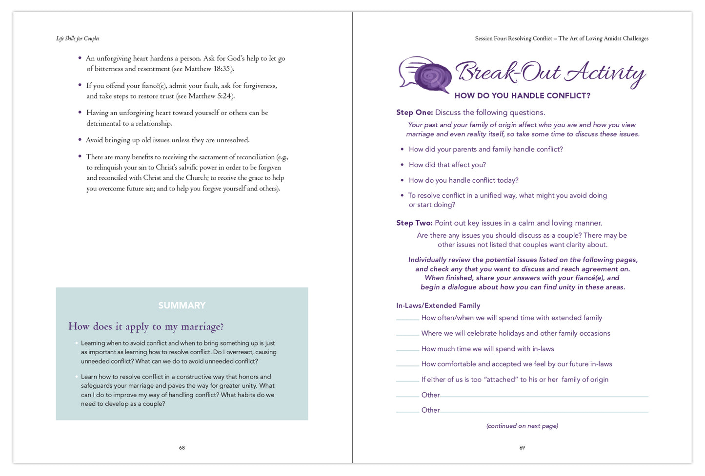 Life Skills for Couples, Couple's Set