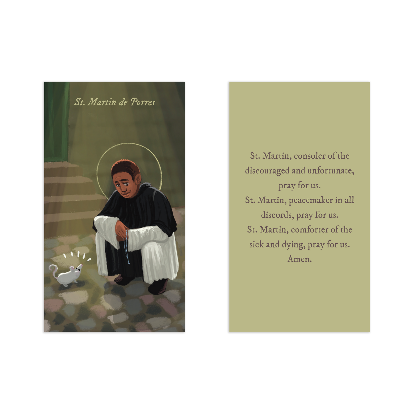 Renewed & Received Saint Prayer Cards, Complete Set (1 Set of 24 Cards)