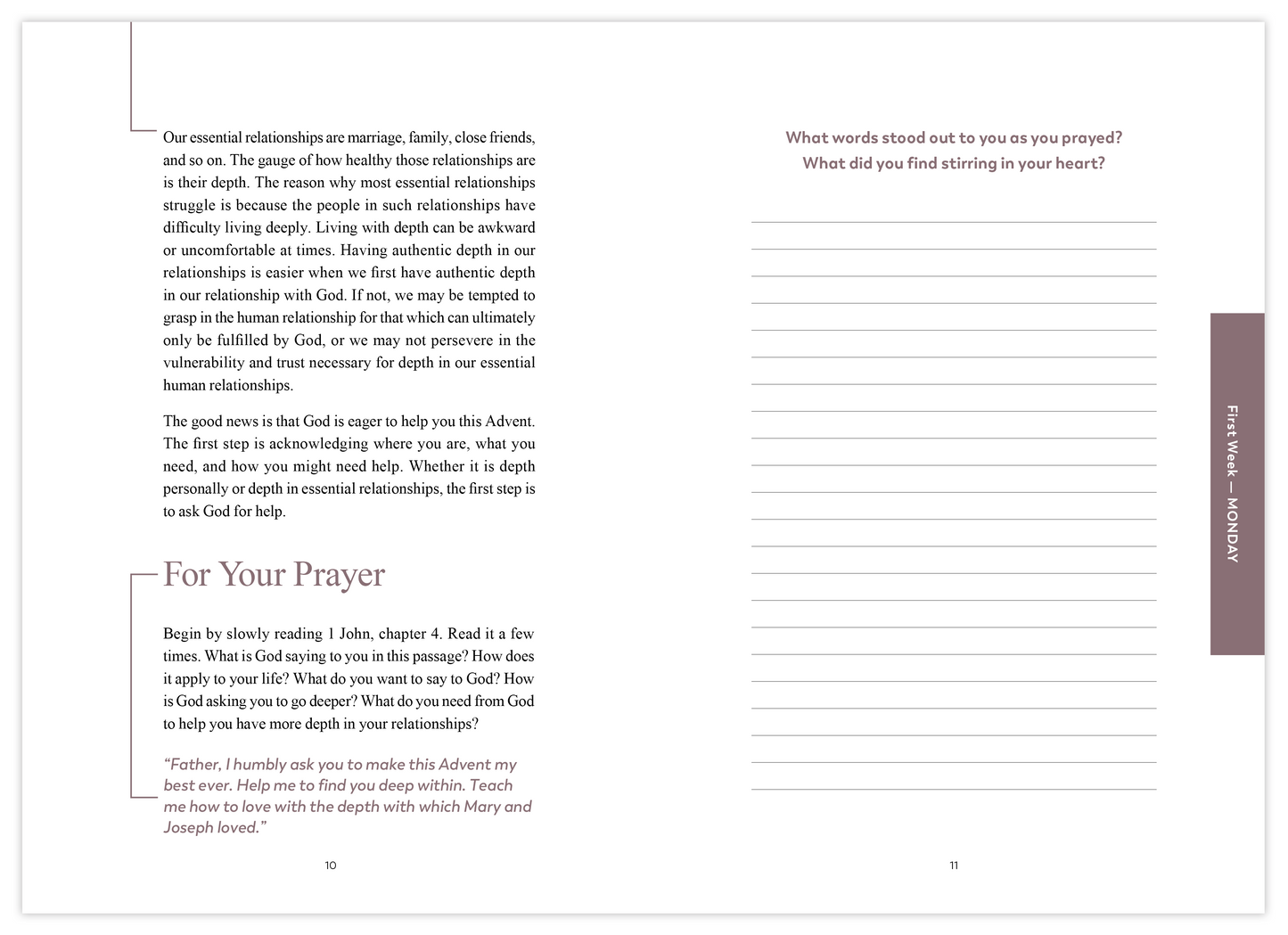 Rejoice! Advent Meditations with the Holy Family, Journal
