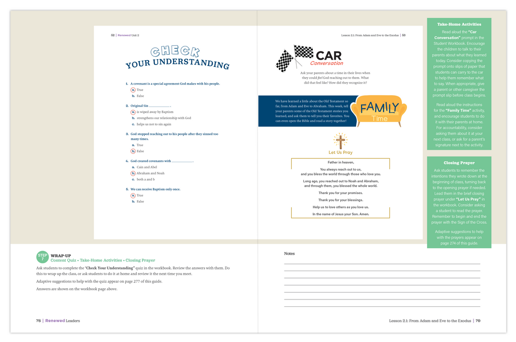 Renewed and Received Complete Starter Pack (Includes Online Leader’s Access for both programs)
