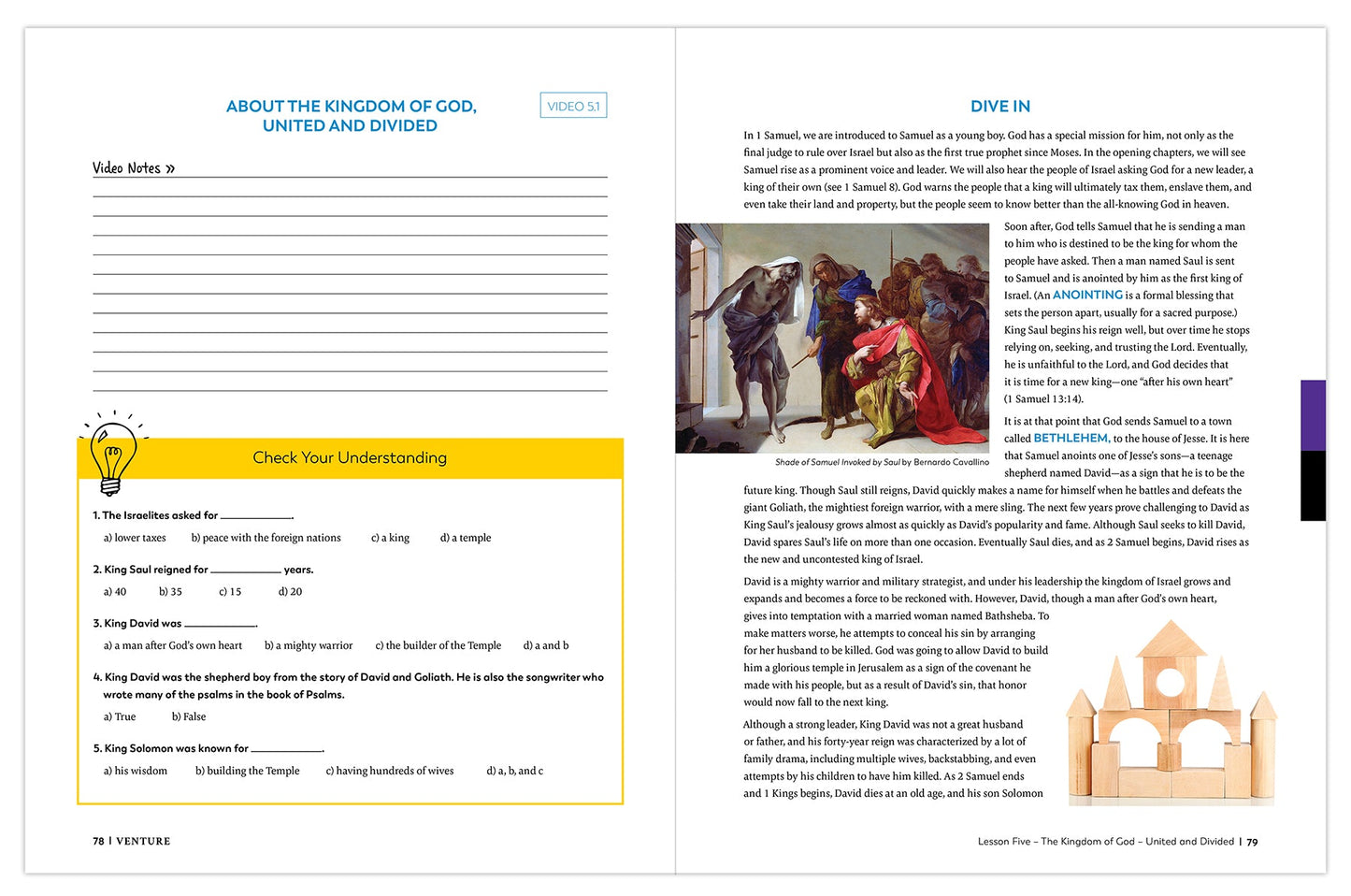 Venture: The Bible Timeline for High School, Student Pack only