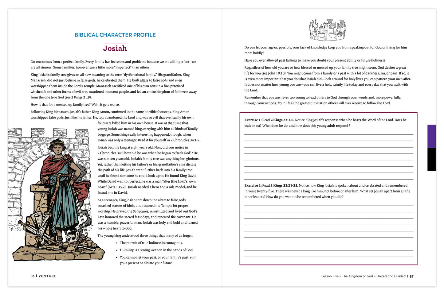 Venture: The Bible Timeline for High School, Student Pack only