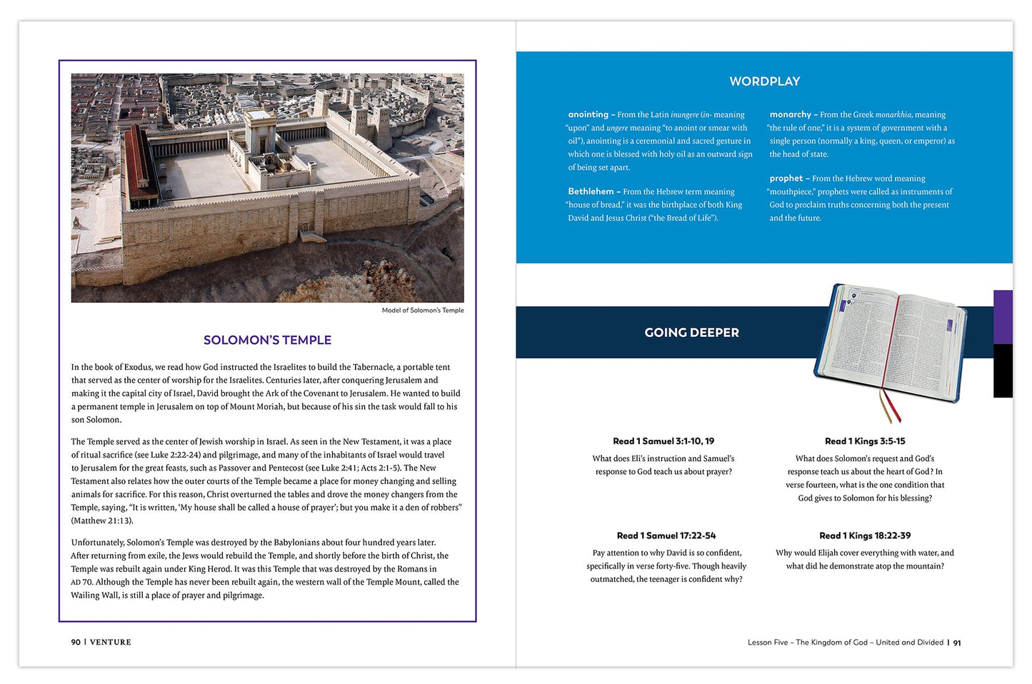 Venture: The Bible Timeline for High School, Student Pack only