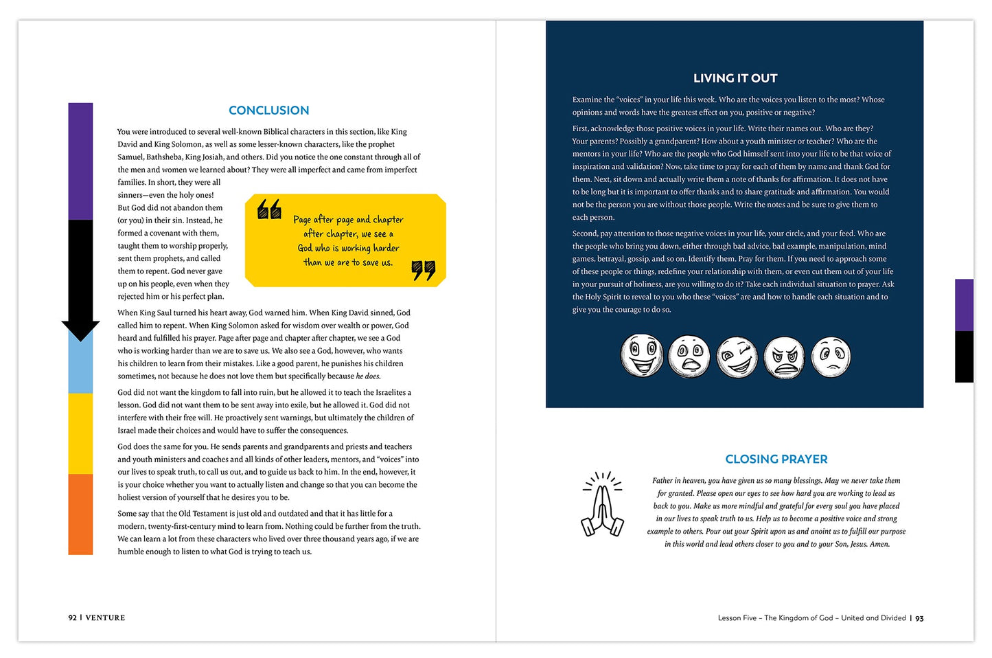 Venture: The Bible Timeline for High School, Student Pack only
