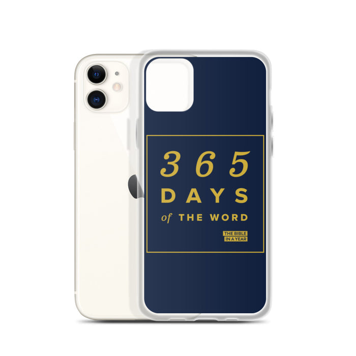 365 Days of the Word Bible in a Year iPhone Case – Navy