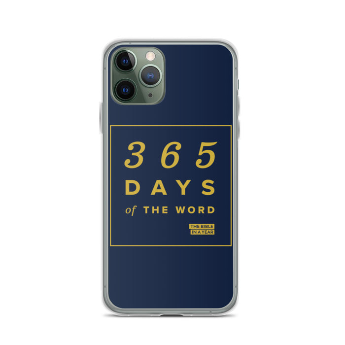 365 Days of the Word Bible in a Year iPhone Case – Navy