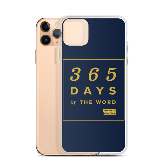 365 Days of the Word Bible in a Year iPhone Case – Navy