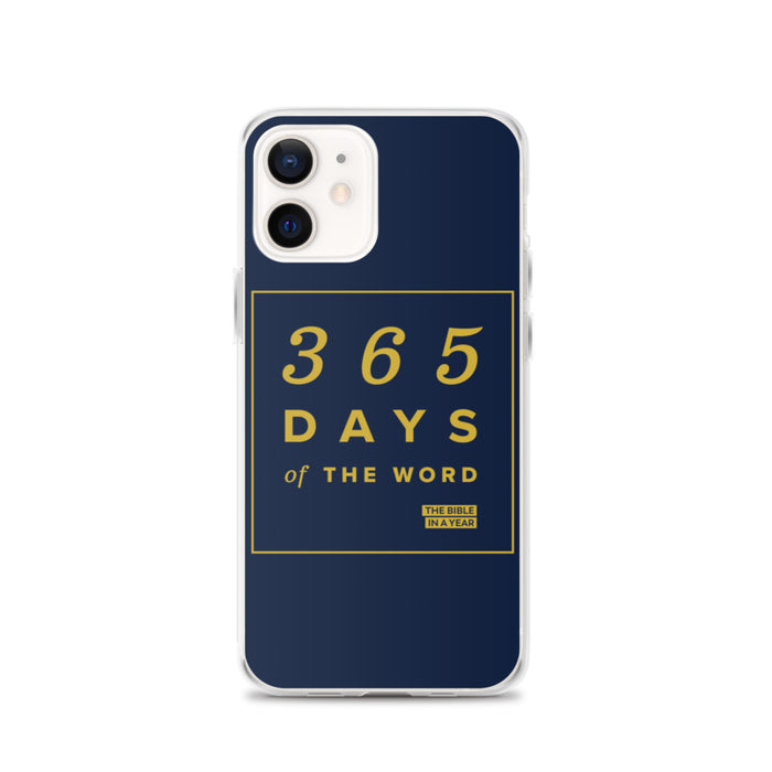 365 Days of the Word Bible in a Year iPhone Case – Navy