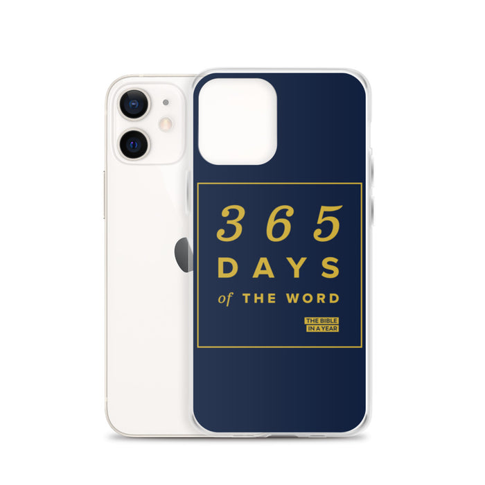 365 Days of the Word Bible in a Year iPhone Case – Navy