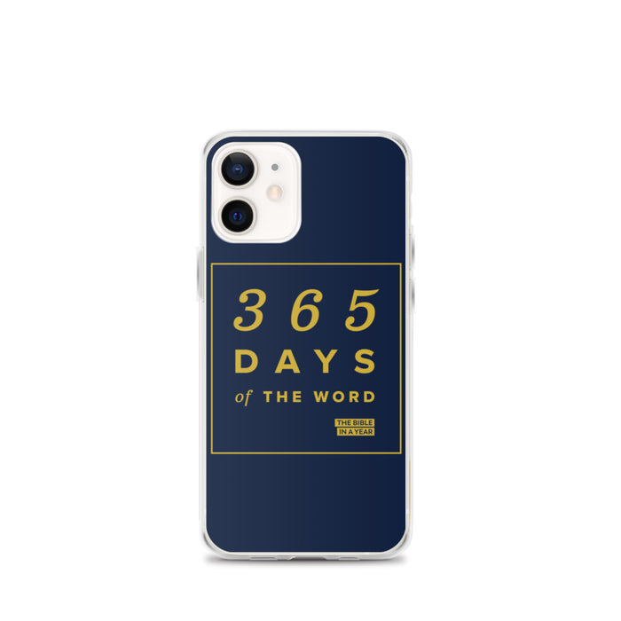 365 Days of the Word Bible in a Year iPhone Case – Navy