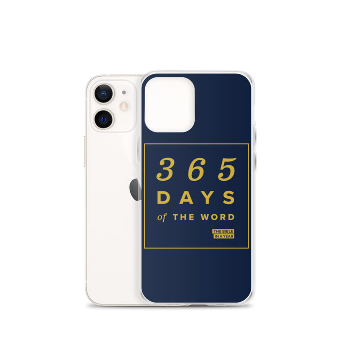 365 Days of the Word Bible in a Year iPhone Case – Navy