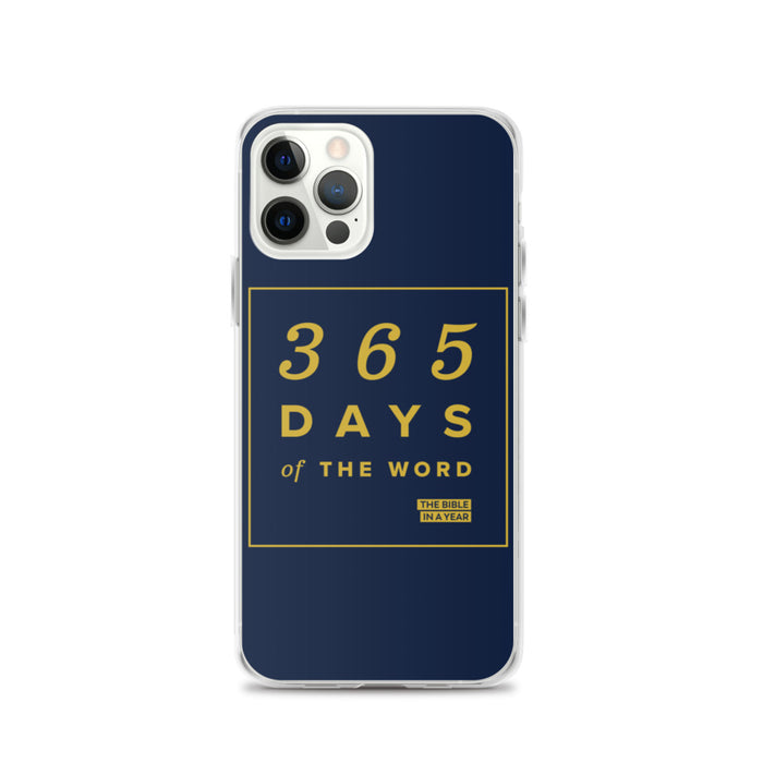 365 Days of the Word Bible in a Year iPhone Case – Navy